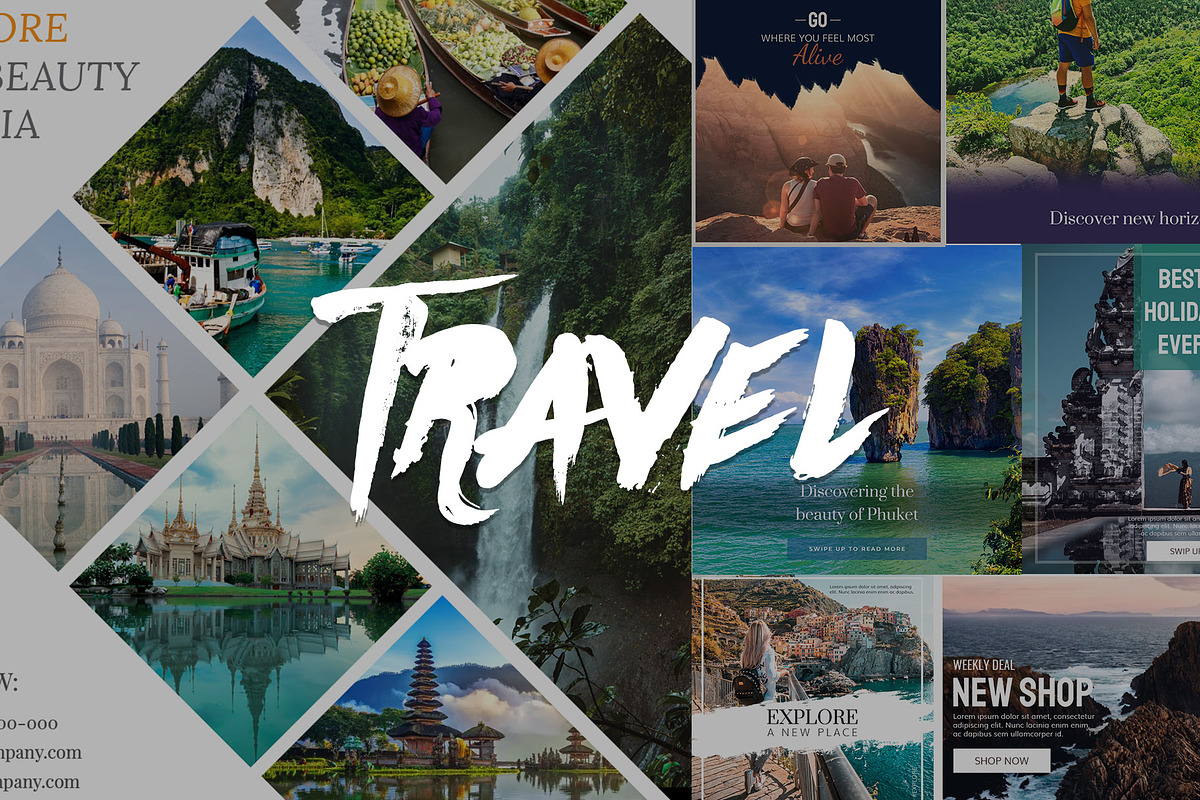 50 Instagram Post PSD templates, a Social Media Template by Mehul Munjani (Photo 2 of 7)