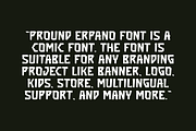 Pround Erpano - Comic Font, a Sans Serif Font by Iqsiart Studio (Thumbnail 4 of 6)