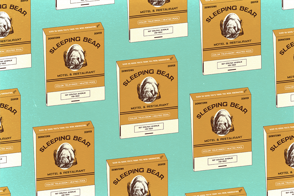 Motel Matchbook, a Sans Serif Font by Like Magic Studio (Photo 2 of 7)