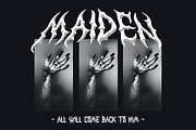 Deicide Remain Death Metal Font, a Blackletter Font by Ronny Studio (Thumbnail 2 of 8)