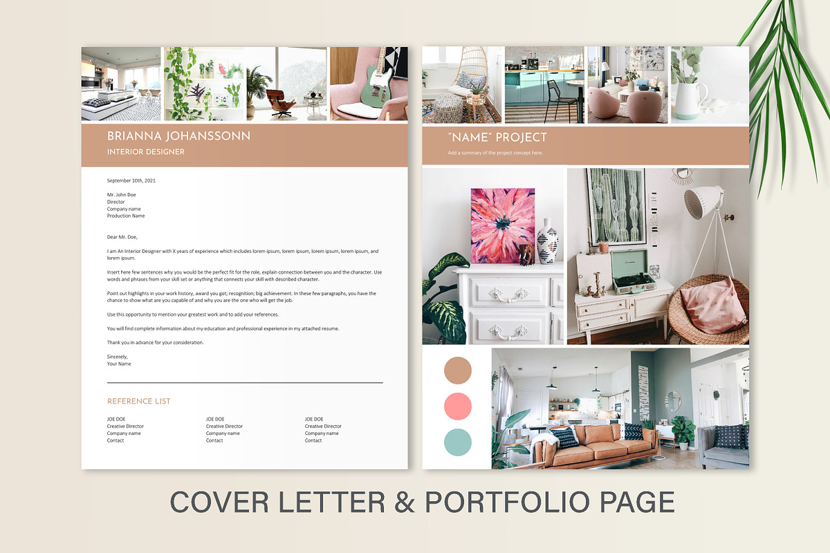 Interior Design Resume Portfolio, a Resume Template by Stanin Studio
