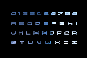 Warp - Modern Scifi Display Font