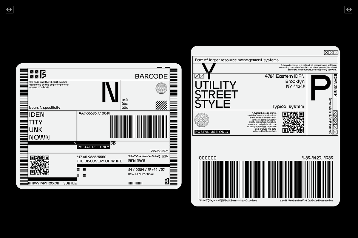 BARCODE LABEL SET, a Finance Illustration by NoSpoon Design (Photo 2 of 6)