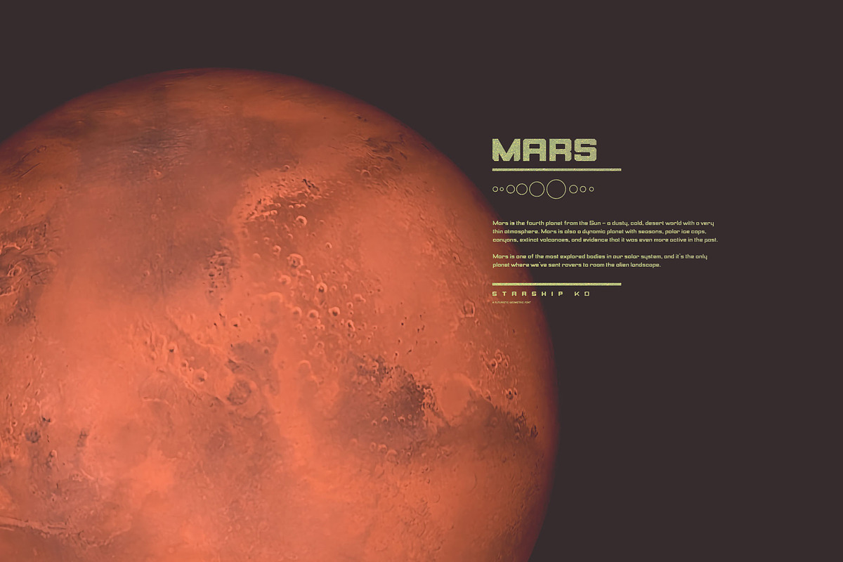 Starship KD, a Font by Unfinished Design (Photo 9 of 12)