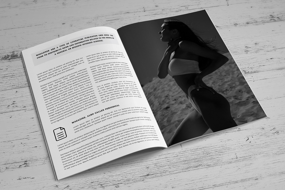 Magazine Indesign Template, a Magazine Template by SamiSimply7 (Photo 4 of 12)