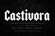 Castivora, a Blackletter Font by Wow Magic (Thumbnail 1 of 4)