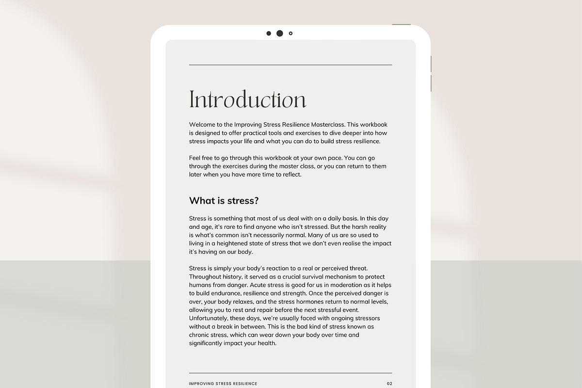 Done-For-You Stress Masterclass, a Presentation Template by Naturopath Hub (Photo 8 of 9)
