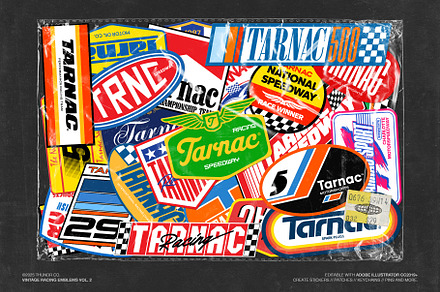 TARNAC | Vintage Racing Emblems v.2