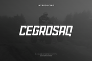 Cegrosaq, a Font by garismantra (Thumbnail 1 of 4)