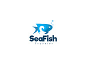 Sea Fish - Logo Template, a Branding & Logo Template by Igor Maric (Thumbnail 1 of 2)
