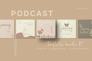 The Journey Podcast Template Bundle