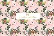 Watercolor Christmas clip art set, an Illustration by WonderWonder (Thumbnail 10 of 21)