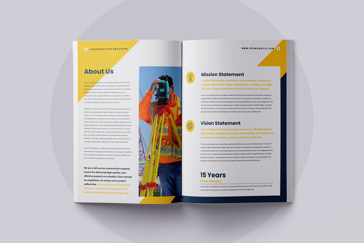 Construction Brochure | Canva preview 5