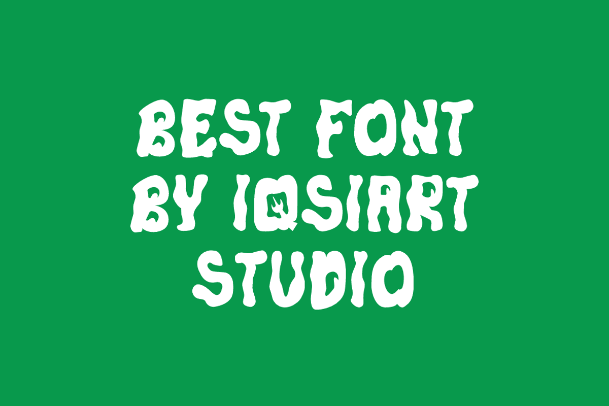 Hantra Grovis - Groovy Font, a Sans Serif Font by Iqsiart Studio (Photo 5 of 7)