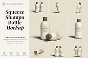 Squeeze Shampoo Bottle Mockup, a Packaging Mockup by Illusiongraphic (Thumbnail 1 of 22)