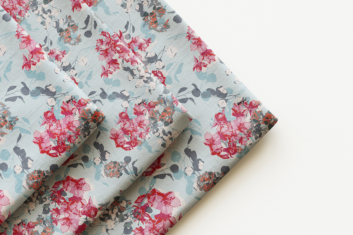 Colorful Summer Floral Pattern, a Pattern Graphic by StudioGlouna (Photo 3 of 9)