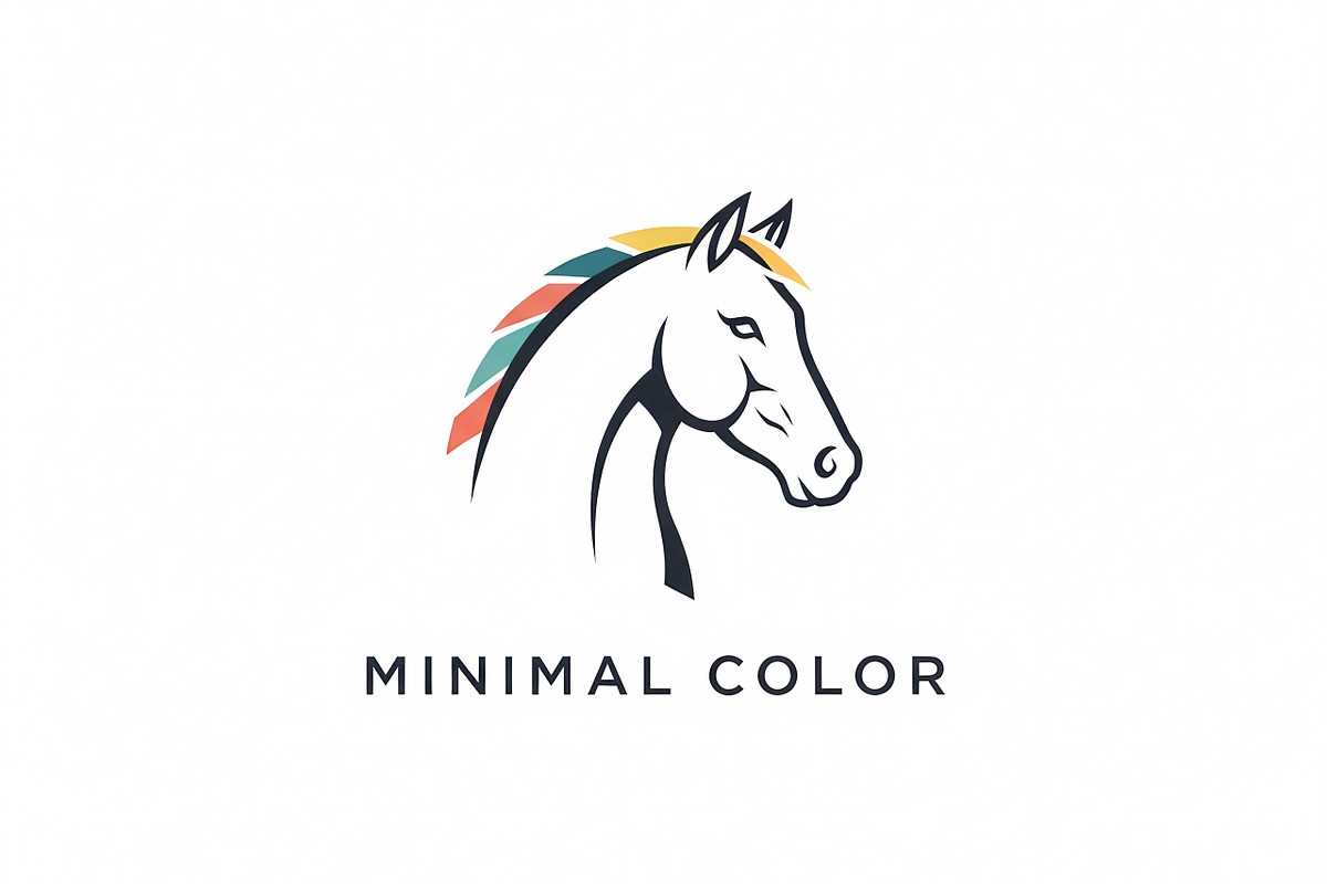 Minimal Color Horse, a Branding & Logo Template by Logocreative (Photo 1 of 2)