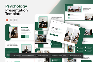 Mentality - Psychology PowerPoint, a Presentation Template by Annora Studio