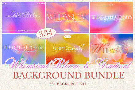 Whimsical Gradient Background BUNDLE, a Background Graphic by Anzhelika