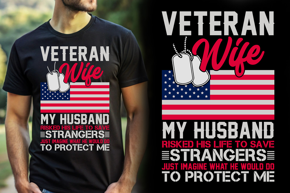 Veteran T-shirt Design, a Graphic by Crafts Bundle (Photo 2 of 2)