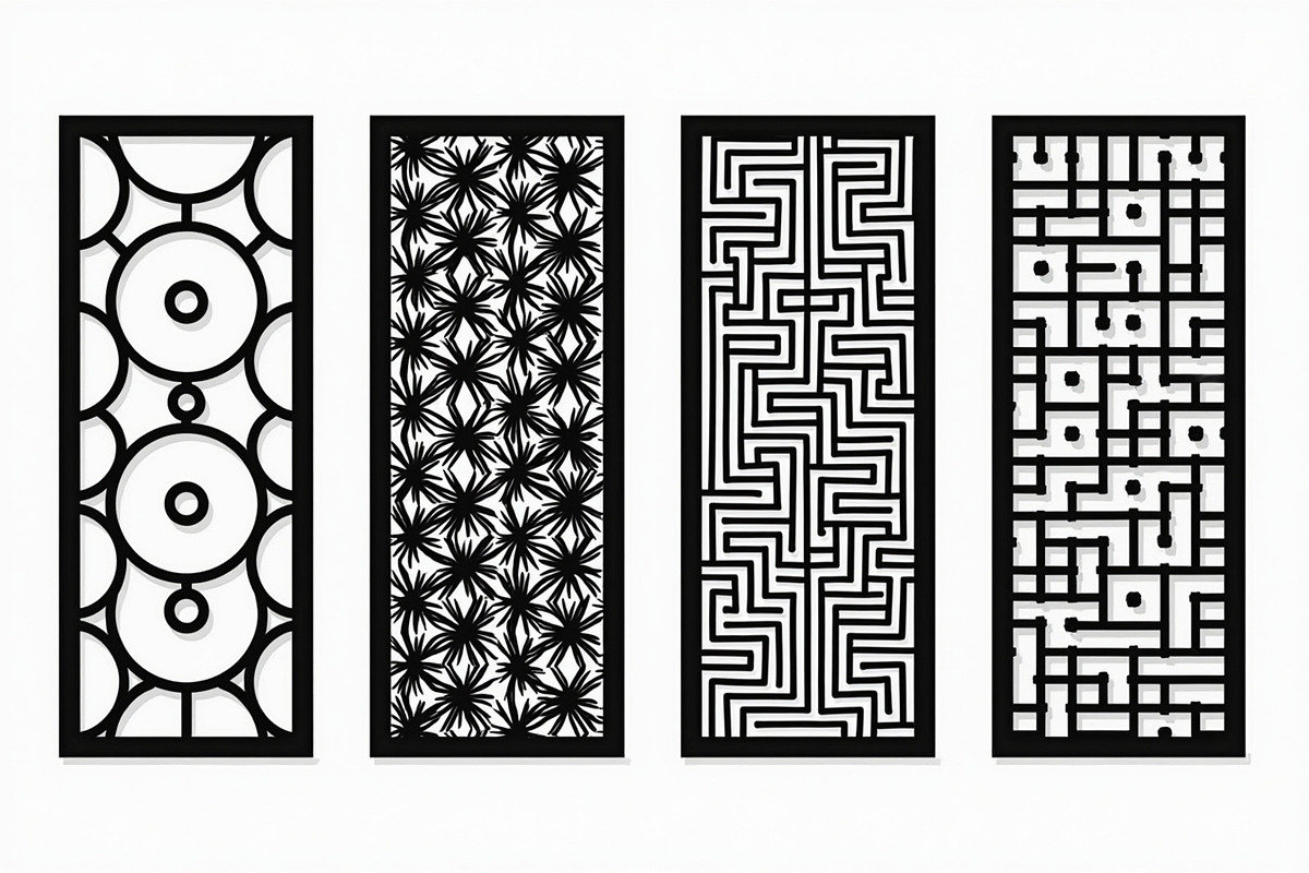Abstract Vector Panels for Laser Cut, an Illustration by hafijul (Photo 6 of 9)