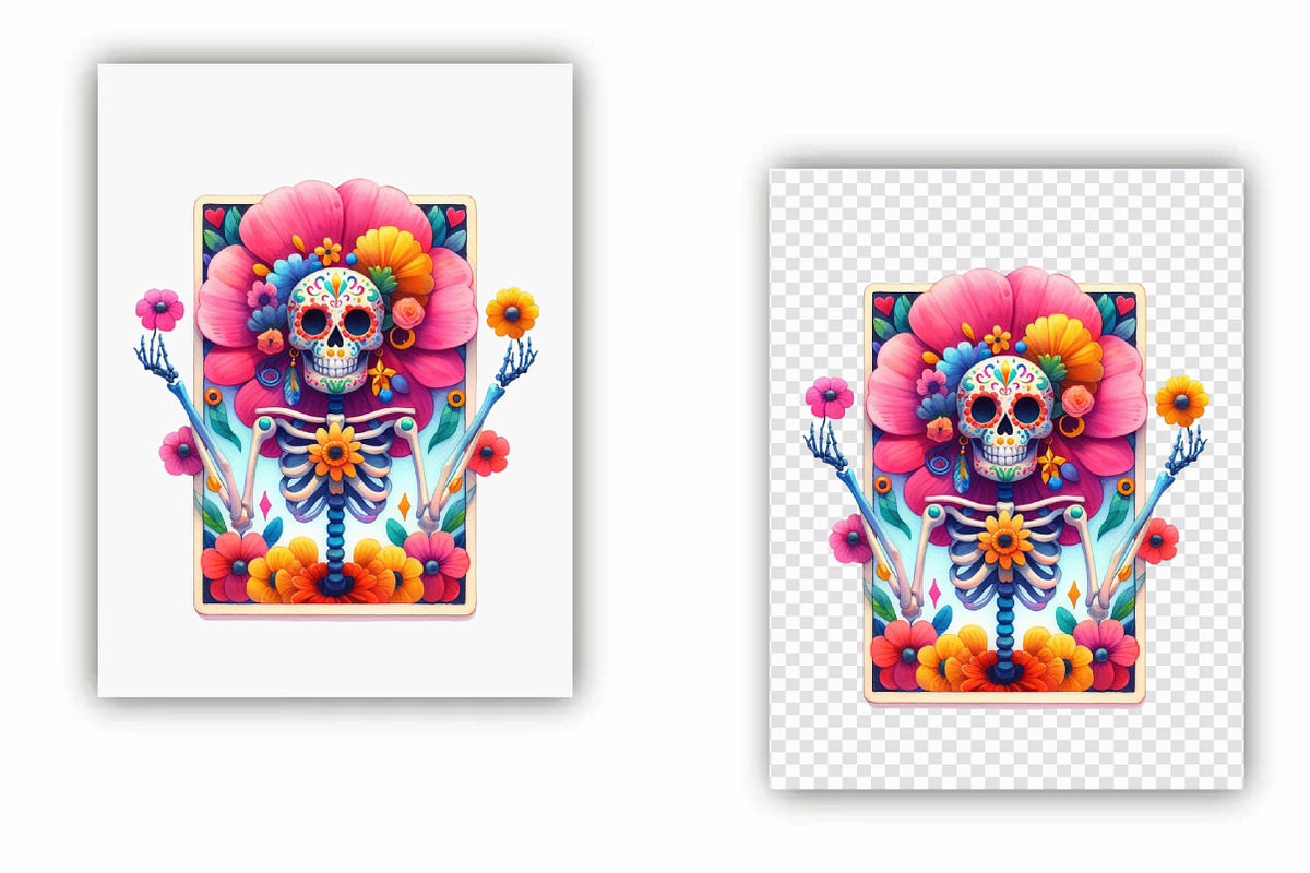 Funny Skeleton Tarot Card Png, a Graphic by SinaCreation (Photo 5 of 5)