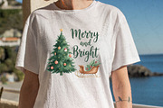Merry & Bright Watercolor Christmas, an Illustration by DreamPrint404 (Thumbnail 2 of 7)