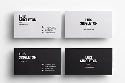 Business Card Template, a Business Card Template by SupaTemplates