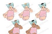 Mom And Baby Clipart 2, a Person Illustration by GlamArtZhanna (Thumbnail 3 of 4)