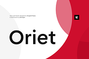 Oriet, a Sans Serif Font by Lafontype (Thumbnail 1 of 8)
