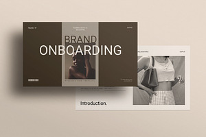 Brand Onboarding Presentation Design