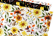 Autumn Flowers. Watercolor, a Seasonal Illustration by made by Tanya (Thumbnail 5 of 5)