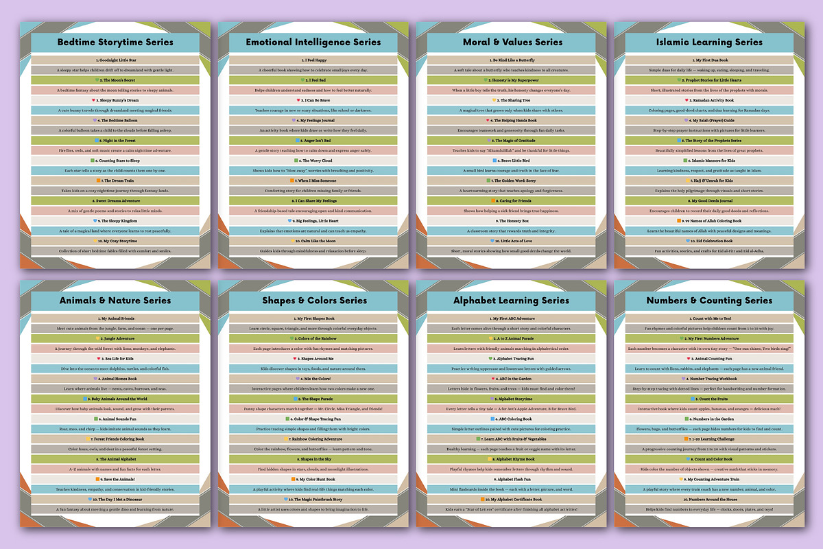 300 Kids World Niche Series Planner preview 6
