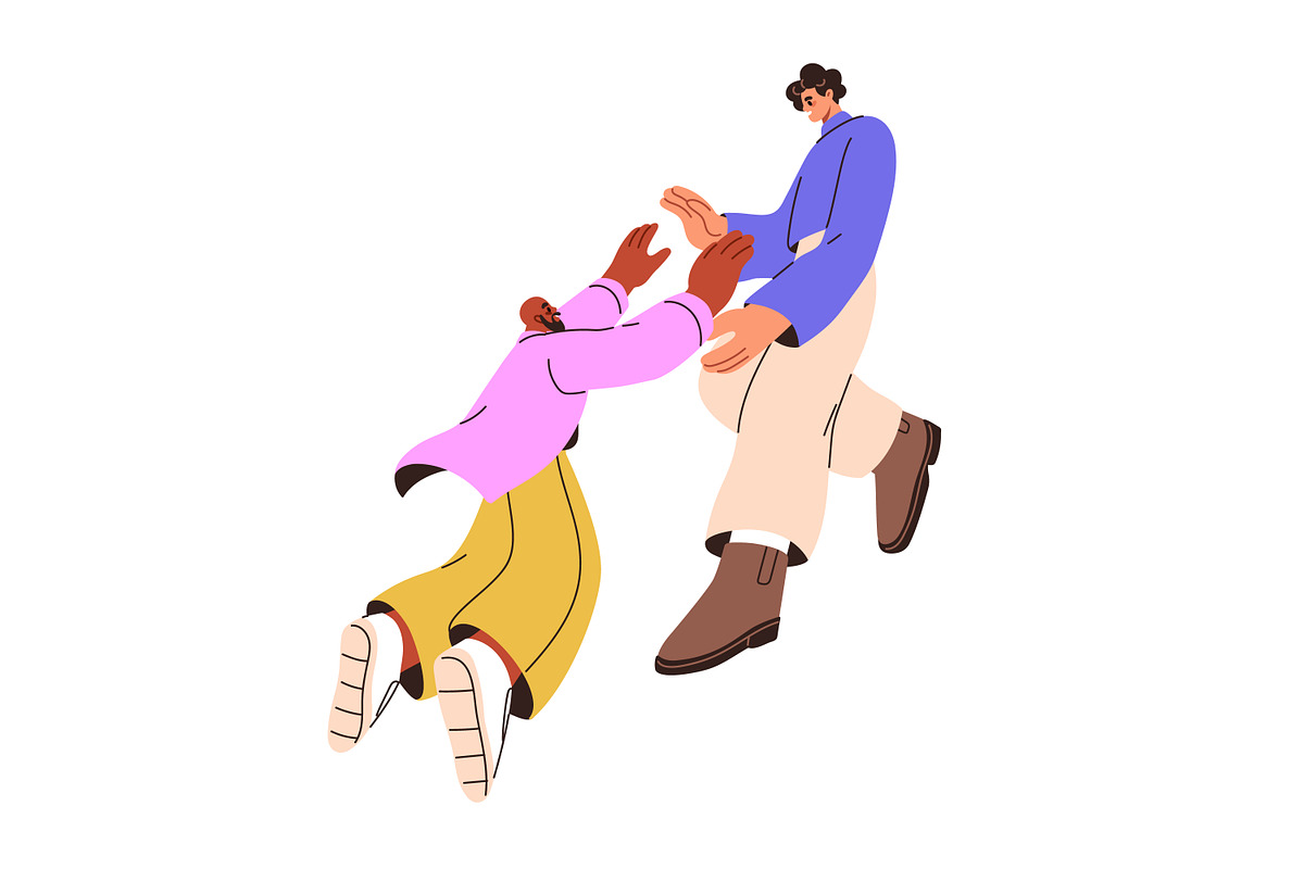 People meeting set. Reunion concept, a Person Illustration by Good Studio (Photo 2 of 20)