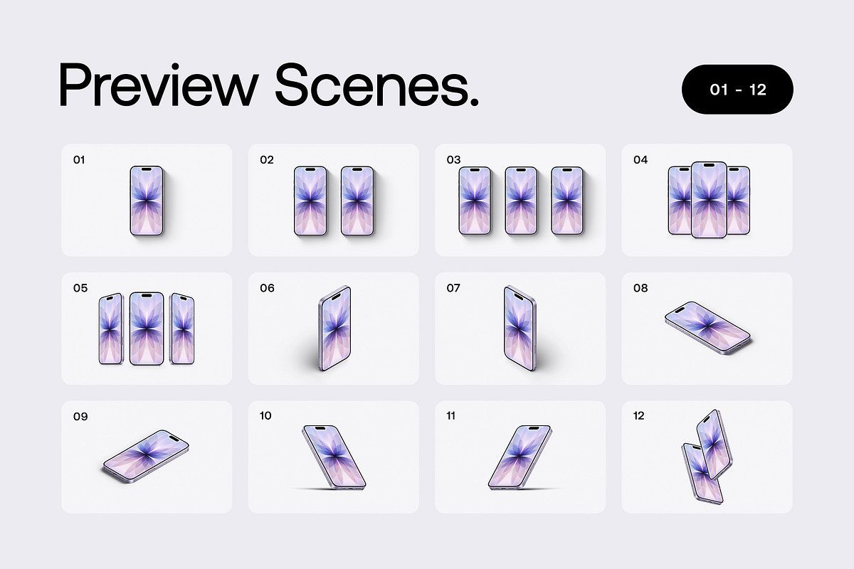 iPhone 17 - 24 Mockups Scenes, an iPhone Mockup by Asylab (Photo 2 of 61)