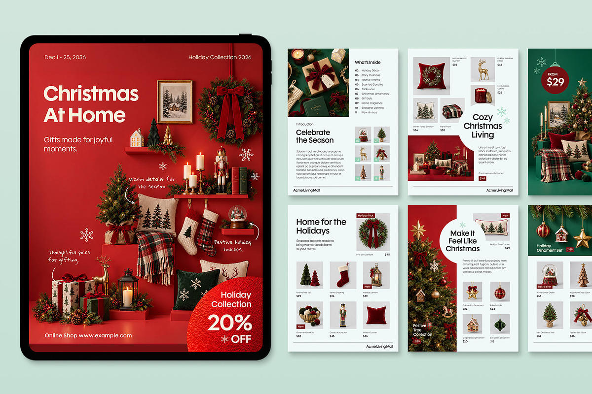 Digital Christmas Gift Guide, a Brochure Template by BrandPacks (Photo 1 of 6)