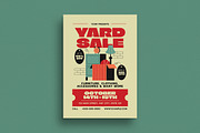 Retro Yard Sale Event Flyer, a Flyer Template by Guuver (Thumbnail 1 of 3)