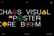Pixelica. Color font, a Sans Serif Font by Foxys Type (Thumbnail 5 of 8)