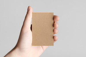 Business card mockup 85x55mm JPEG, an Abstract Photo by Shablon