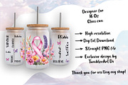 Breast Cancer Awareness Glass Can, a Pattern Graphic by TumblerArtDS (Thumbnail 3 of 3)