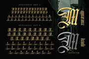 Black Famous Typeface, a Blackletter Font by alit design (Thumbnail 8 of 20)