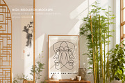 CHINA MOOD | Frame mockup set, a Household Mockup by SCHÉRI (Thumbnail 4 of 13)