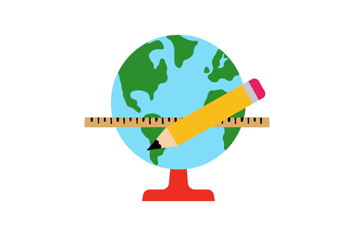 Globe & Art Tools Clipart Set, an Object Graphic by yasushie (Photo 13 of 16)
