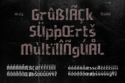 Grublack - Vintage Blackletter Font, a Blackletter Font by Drizy (Thumbnail 5 of 10)