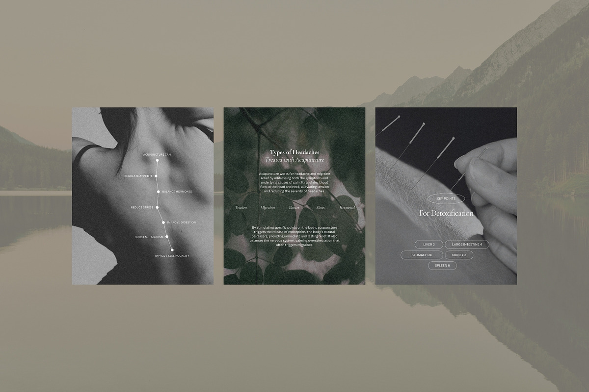 Acupuncture Instagram Templates, a Social Media Template by Terraa Studio Design (Photo 5 of 9)