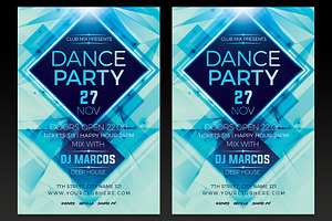 Dance Party Flyer Template
