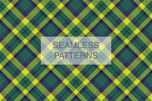 37 Classic Tartan Pattern In Vector