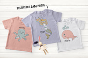 Cute Little Mermaids Vector Set, an Object Graphic by Teneresa (Thumbnail 3 of 6)