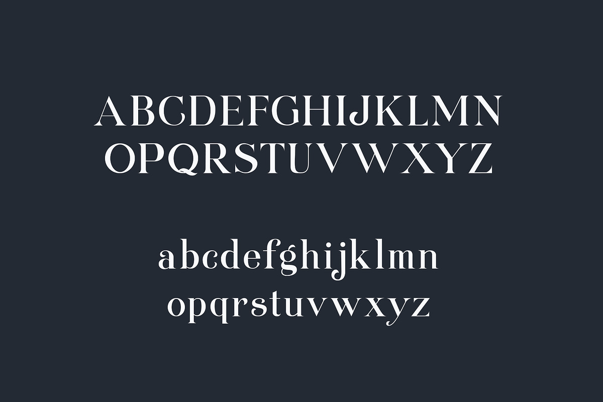 Queenstown serif font preview 6