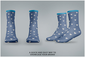 Socks Mockup PSD